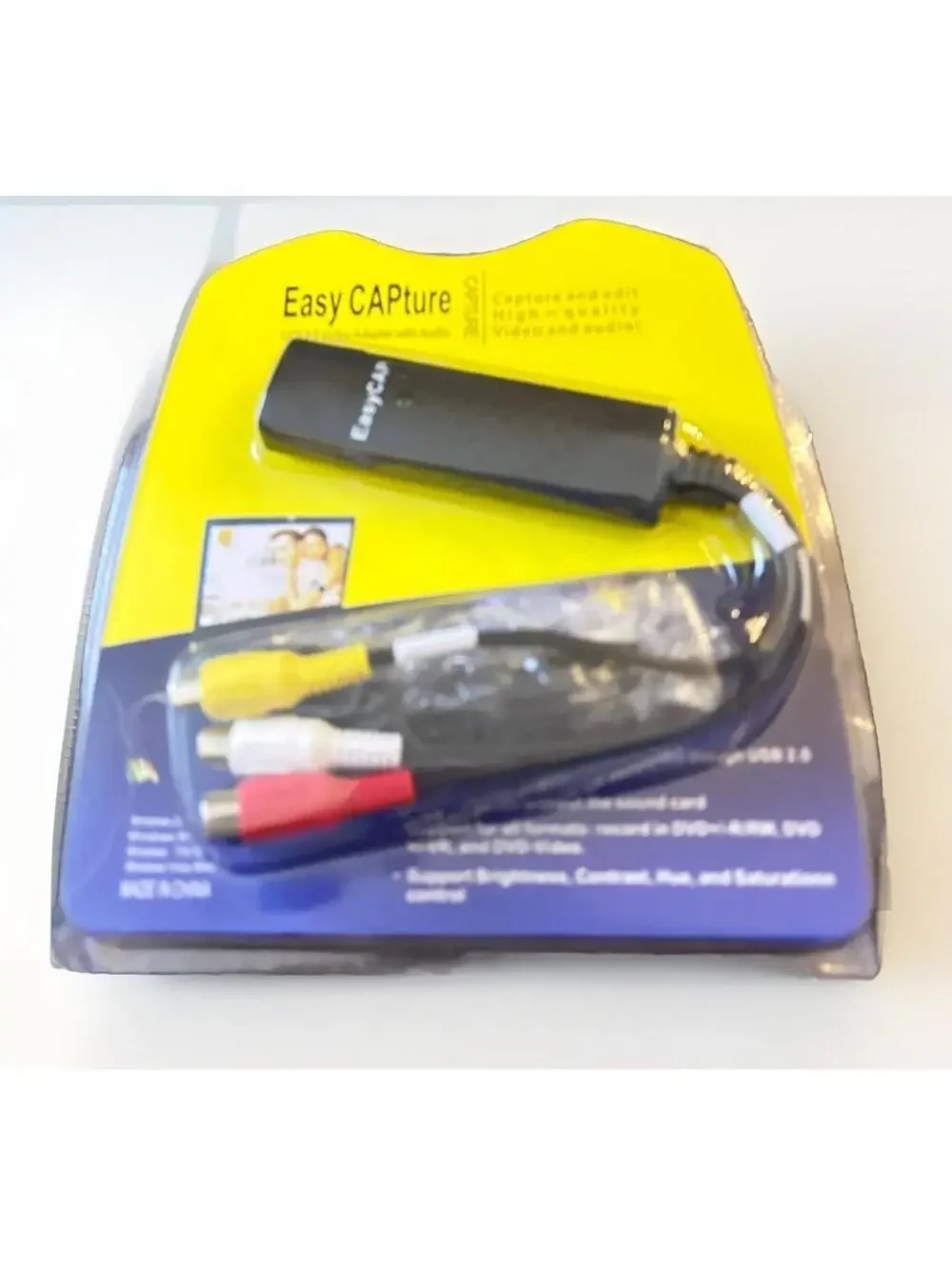 Easy Capture 2.0 Video Adapter With Audio Capture Edit High Quality Video Audio